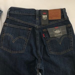 Levi's Jeans - Levi’s 501 Dark 25x28 Release hem “On Hold” Levi's Jeans - Levi’s 501 Dark 25x28 Release hem “On Hold”